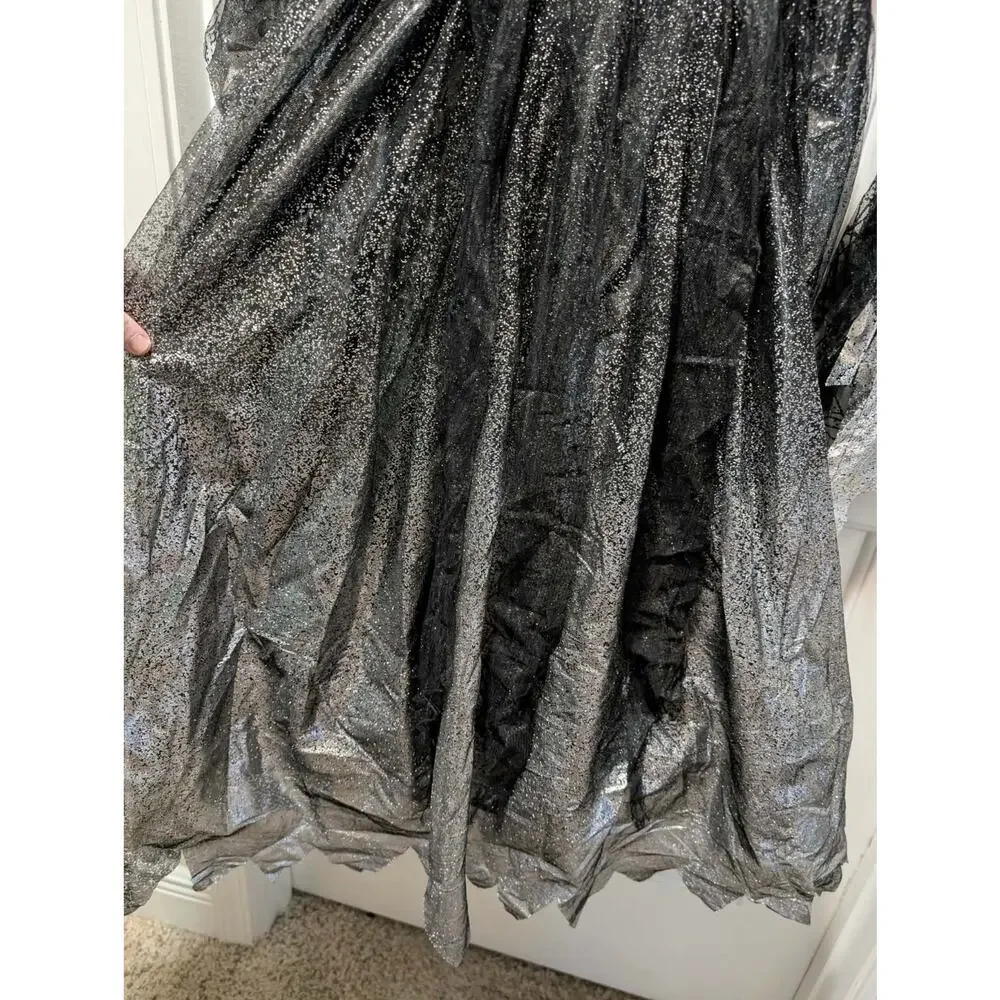 Spirit Girls Goth Gothic Witch Halloween Costume Princess Dress Size L 12-14